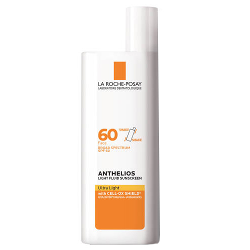 La Roche Posay Anthelios Ultra Light Fluid Facial Sunscreen SPF 60 on white background