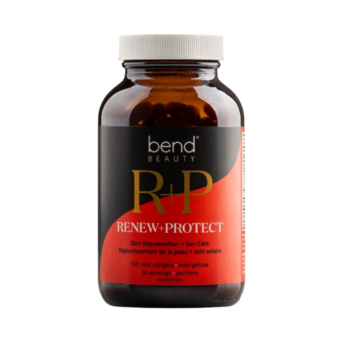 Bend Beauty Renew + Protect Minigels, 120 capsules Bend Beauty Renew + Protect Minigels on white background