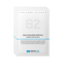 Aqua Hyaluron Ampoule Complex Sheet Mask 62 on white background