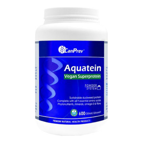 CanPrev Aquatein Vegan Superprotein, 600g/21.2 oz CanPrev Aquatein Vegan Superprotein on white background