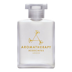 Support Lavender and Peppermint Bath and Shower Oil on white background