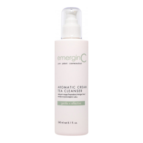 emerginC Aromatic Cream Tea Cleanser on white background