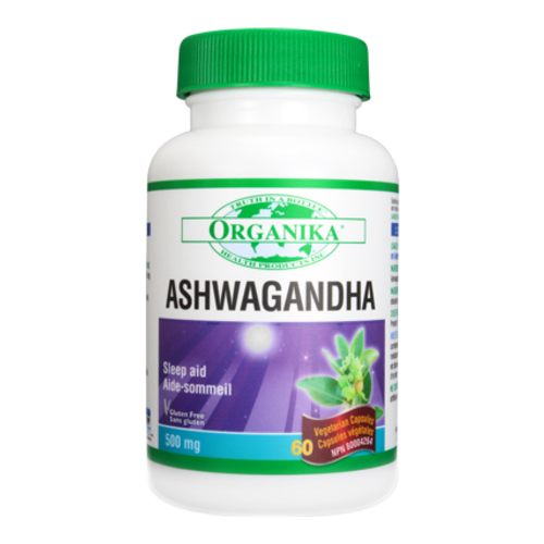 Organika Ashwagandha, 60 x 500mg/7.5 grain