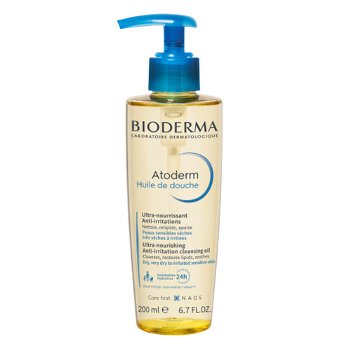 Bioderma Atoderm Shower Oil, 200ml/6.67 fl oz Bioderma Atoderm Shower Oil - Travel Size on white background