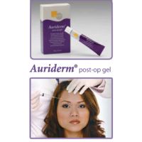Auriderm  on white background