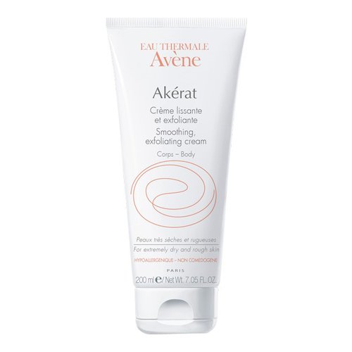 Avene Akerat Smoothing Exfoliating Cream, 200ml/7.05 fl oz Avene Akerat Smoothing Exfoliating Cream on white background