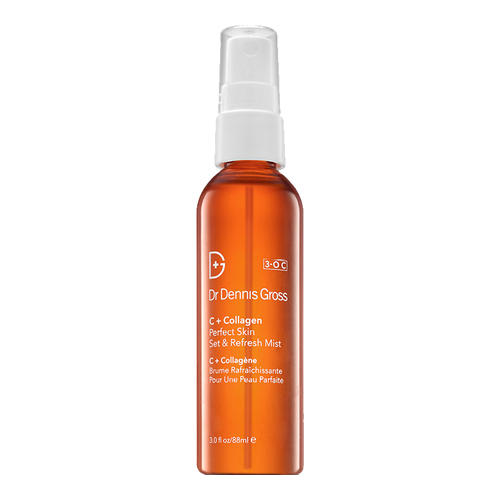 Dr Dennis Gross C + Collagen Mist Perfect Skin Set and Refresh, 88ml/3 fl oz Dr Dennis Gross C + Collagen Mist Perfect Skin Set and Refresh on white background