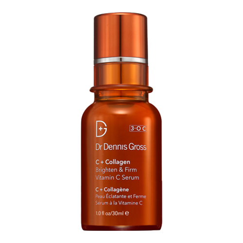 Dr Dennis Gross C + Collagen Brighten + Firm Serum, 30ml/1 fl oz Dr Dennis Gross C + Collagen Brighten + Firm Serum on white background