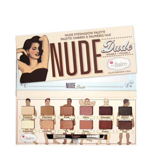 theBalm Nude Dude Palette, 1 piece theBalm Nude Dude Palette on white background