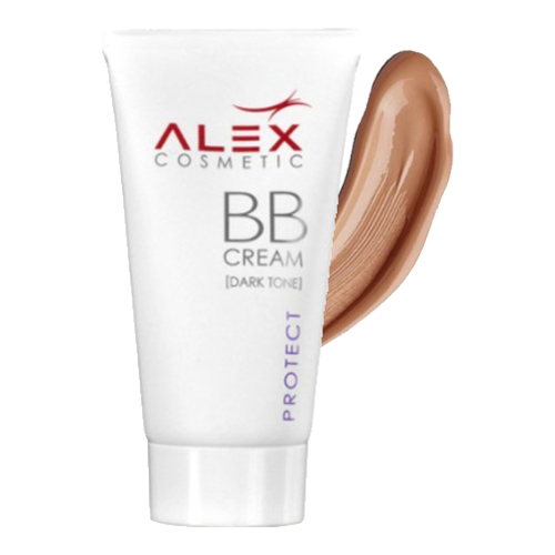 Alex Cosmetics BB Cream Tube - Dark Tone on white background