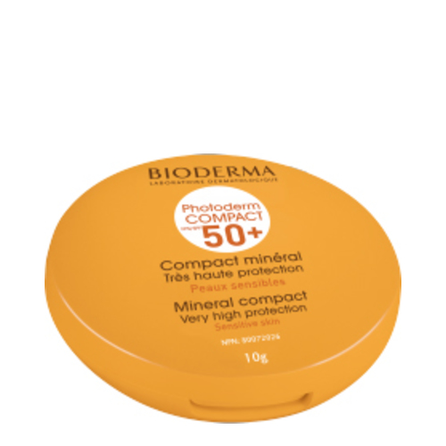 Bioderma Photoderm Compact Mineral SPF 50+ - Light, 10g/0.4 oz Bioderma Photoderm Compact Mineral SPF 50+ - Golden on white background