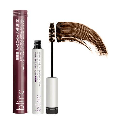 Blinc Amplified Volumizing Mascara - Dark Brown, 1 piece Blinc Amplified Volumizing Mascara - Black on white background