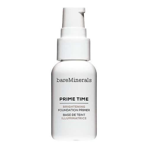 Bare Escentuals bareMinerals Prime Time Brightening Foundation Primer, 30ml/1 fl oz Bare Escentuals bareMinerals Prime Time Brightening Foundation Primer on white background