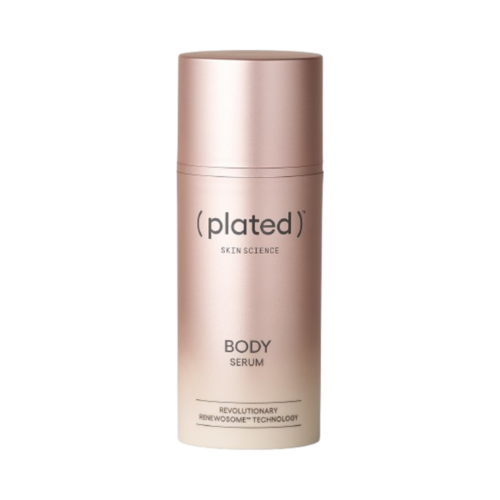 Plated Skin Science BODY Serum, 75ml/2.54 fl oz Plated Skin Science BODY Serum on white background