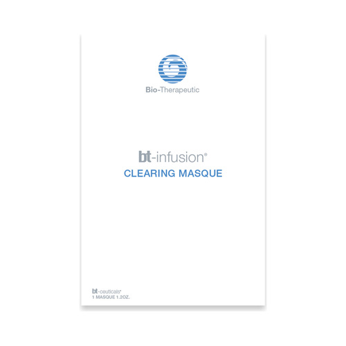 Bio-Therapeutic BT-Infusion Clearing Mask, 10 pieces Bio-Therapeutic BT-Infusion Clearing Mask on white background