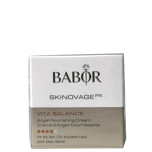 Babor Skinovage Px Vita Balance Argan Nourishing Cream, 15ml/0.5 fl oz Naturally Yours Babor Skinovage Px Vita Balance Argan Nourishing Cream on white background