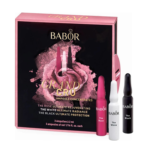 Naturally Yours Babor Grand Cru Ampoule Concentrates Trio on white background