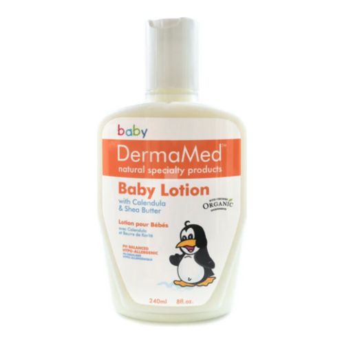 DermaMed Baby Lotion, 240ml/8.12 fl oz DermaMed Baby Lotion on white background