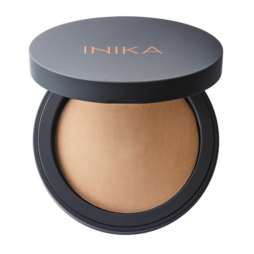 INIKA Organic Baked Mineral Foundation - Strength, 8g/0.28 oz INIKA Organic Baked Mineral Foundation - Freedom on white background