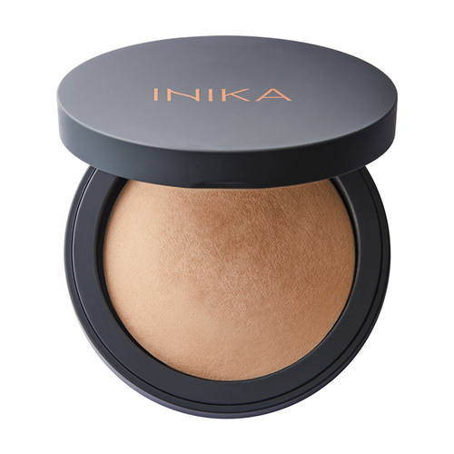 INIKA Organic Baked Mineral Foundation - Strength, 8g/0.28 oz INIKA Organic Baked Mineral Foundation - Freedom on white background