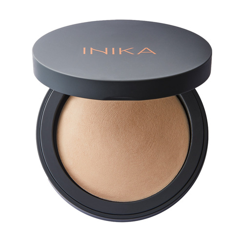 INIKA Organic Baked Mineral Foundation - Strength, 8g/0.28 oz INIKA Organic Baked Mineral Foundation - Freedom on white background