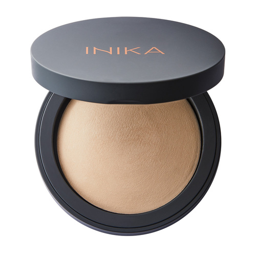 INIKA Organic Baked Mineral Foundation - Strength, 8g/0.28 oz INIKA Organic Baked Mineral Foundation - Freedom on white background