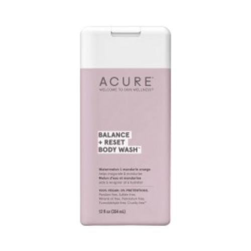 Acure Balance + Reset Body Wash, 354ml/11.97 fl oz Acure Balance + Reset Body Wash on white background