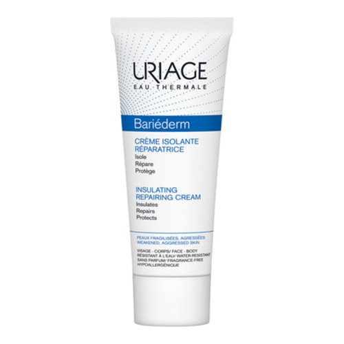 Uriage Bariderm Insulating Repairing Cream, 75ml/2.54 fl oz Uriage Bariderm Insulating Repairing Cream on white background
