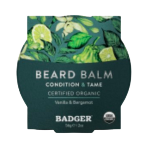 Badger Balms Beard Balm on white background