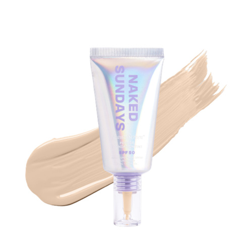 Naked Sundays BeautyScreen SPF50 Peptide Foundation Tint - 1.5 Fair Cool on white background