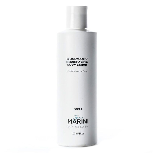 Marini Skin Solutions Bioglycolic Resurfacing Body Scrub on white background