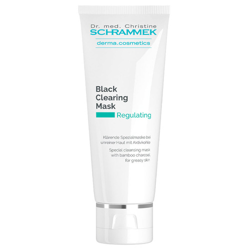 Dr Schrammek Black Clearing Mask on white background