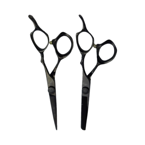 Tribal Scissors Black Kit Shear and Thinner 6 Tribal Scissors Black Kit Shear and Thinner 6
