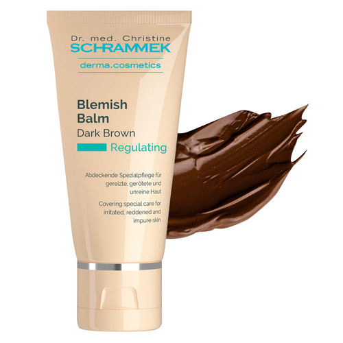 Dr Schrammek Blemish Balm - Dark Brown, 40ml/1.35 fl oz Dr Schrammek Blemish Balm - Dark Brown on white background