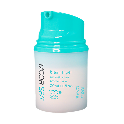 Moor Spa Blemish Gel on white background