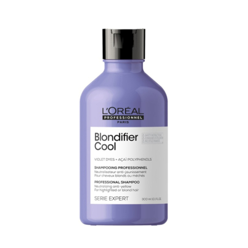 L'oreal Professional Paris Blondifier Cool Shampoo, 300ml/10.1 fl oz Loreal Professional Paris Blondifier Cool Shampoo on white background