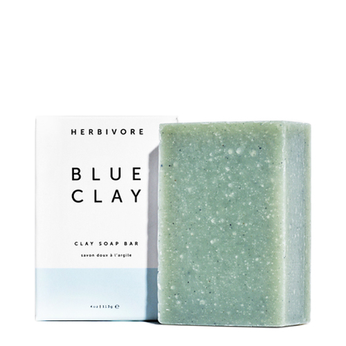 Herbivore Botanicals Blue Clay Cleansing Bar Soap, 113g/4 oz Herbivore Botanicals Blue Clay Cleansing Bar Soap on white background