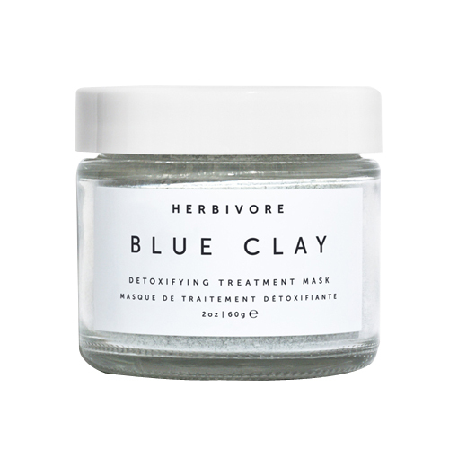 Herbivore Botanicals Blue Clay Detoxifying Mask, 60g/2.1 oz Herbivore Botanicals Blue Clay Detoxifying Mask on white background