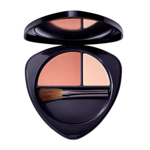 Dr Hauschka Blush Duo 03 Sun-kissed Nectarine, 5.7g/0.2 oz Dr Hauschka Blush Duo 01 Soft Apricot on white background