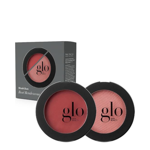 Glo Skin Beauty Blush Duo - Getaway Glow, 1 sets Glo Skin Beauty Blush Duo - Getaway Glow on white background