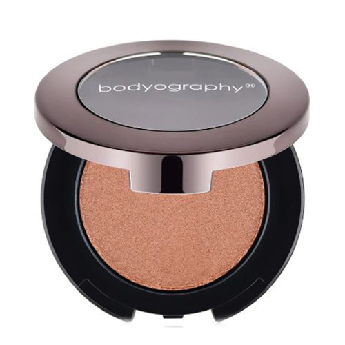 Bodyography Blush - Sunset (Dark Bronze Shimmer Highlighter) on white background