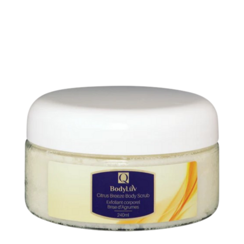 Quannessence Body Scrub - Citrus Breeze on white background