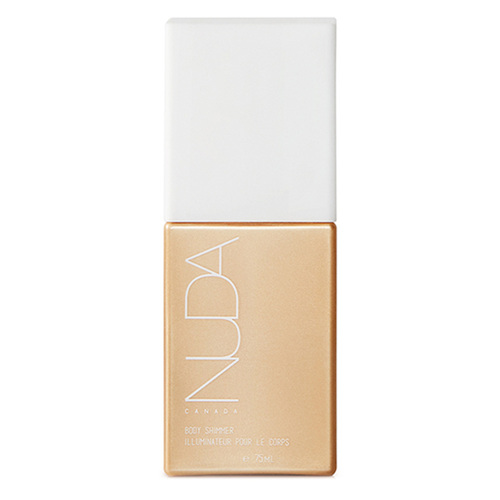 NUDA Body Shimmer, 75ml/2.54 fl oz NUDA Body Shimmer on white background
