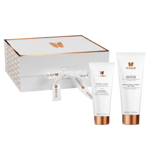 VivierSkin Body Treat Gift Set on white background