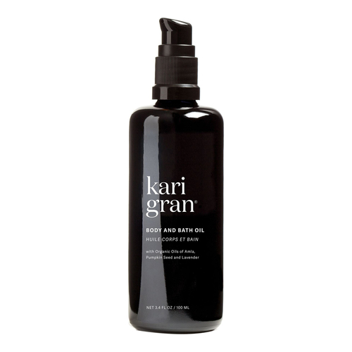 Kari Gran Body and Bath Oil on white background