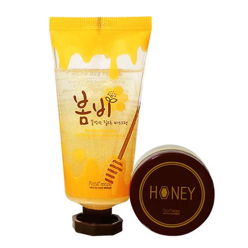 Papa Recipe Bombee Honey Pudding Set on white background