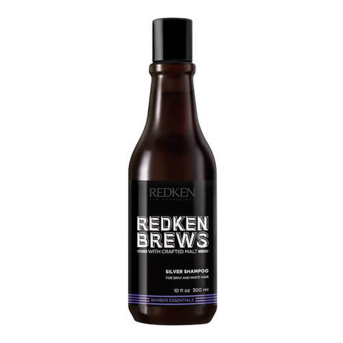 Redken Brews Men's Silver Shampoo, 300ml/10.1 fl oz Redken Brews Mens Silver Shampoo on white background