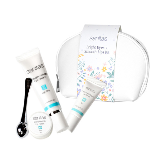 Sanitas Bright Eyes + Smooth Lips Kit, 1 set Sanitas Bright Eyes + Smooth Lips Kit on white background