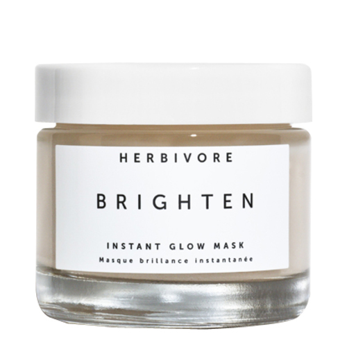 Herbivore Botanicals Brighten Pineapple + Gemstone Mask, 70ml/2.4 fl oz Herbivore Botanicals Brighten Pineapple + Gemstone Mask on white background