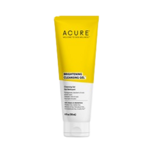 Acure Brightening Cleansing Gel on white background